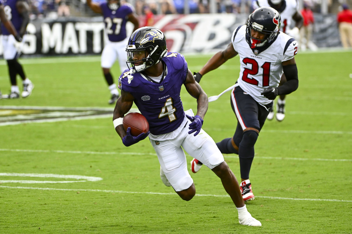 Zay Flowers vs. the Texans